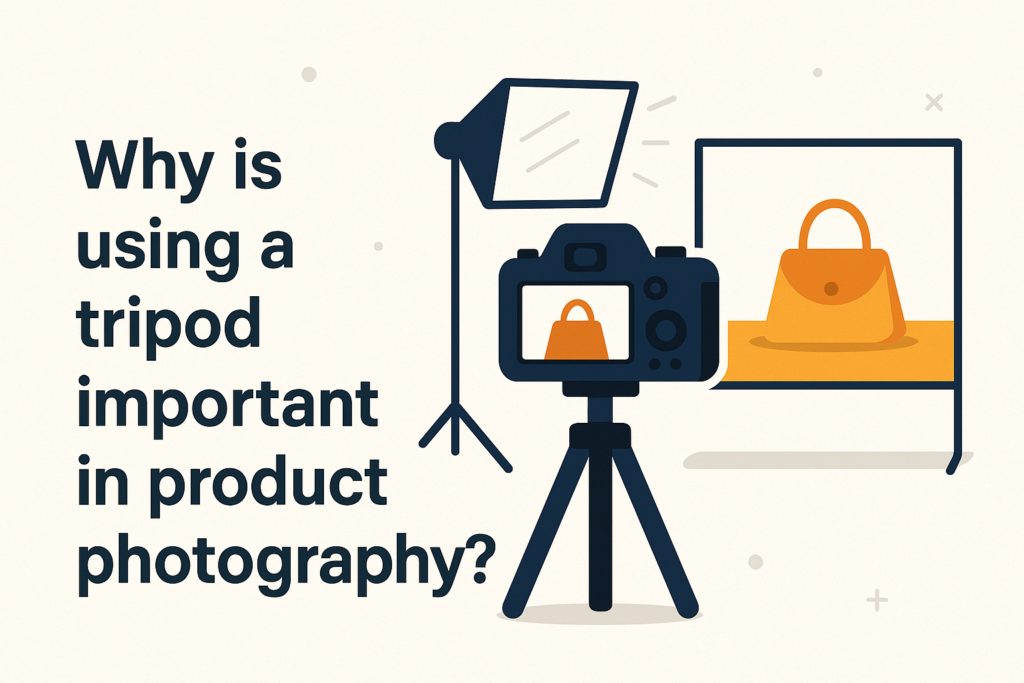 Why is using a tripod important in product photography